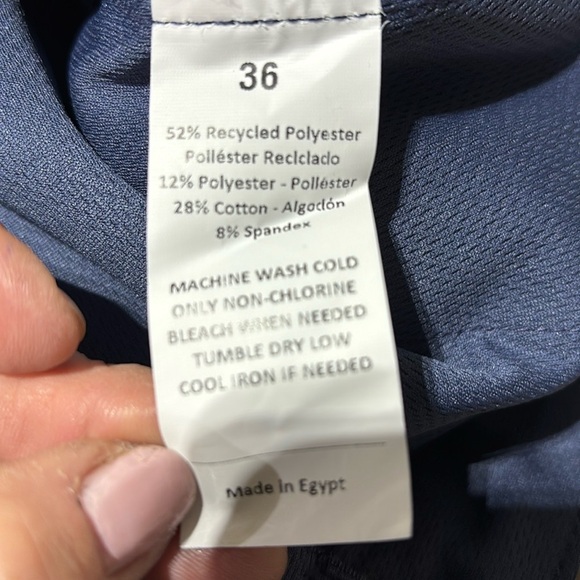 Izod Golf Straight Fit 4 pocket,moisture wicking,sun protection,flex, belt loop - Picture 6 of 6